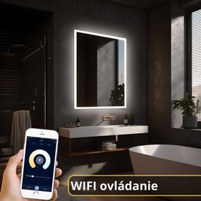 LED zrkadlo Classico 50x70cm neutrálna biela - wifi aplikácia