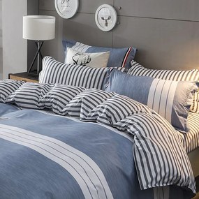 Modré posteľné obliečky 3D &#8211; 160x200cm POSLEDNÝ KUS