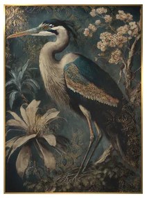 Maľba do obývacej izby GREEN HERON 50x70 cm
