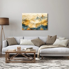Obraz - Pohorie, akvarel (90x60 cm)