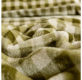 Mikroplyšové obliečky KELVIO zelené Rozmer obliečky: 70 x 90 cm | 140 x 200 cm