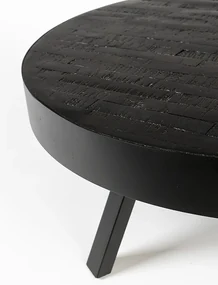 WL-Living Suri okrúhly stôl do obývačky - Drevo, 74 cm