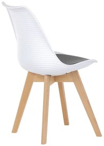 Autronic BONTEC Jedálenská stolička, biela, plast, CT-X7056 GREY Farba: Biela