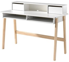 Biely detský písací stôl Vipack Kiddy