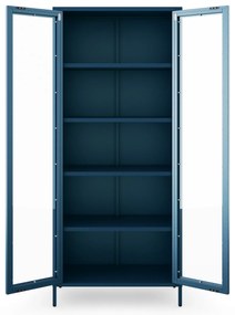 Vitrína ANGELO, 800 x 1850 x 450 mm, Modern: farba granátová