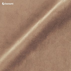 Béžová čalúnená dvojlôžková posteľ s úložným priestorom 160x200 cm Tate – Maison de Rêve