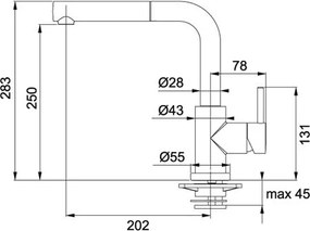 Franke FN 0147.031 chróm 115.0154.298