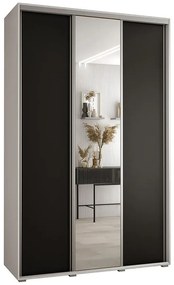 Skriňa 45 Canaris 3 180 biela/čierna/silver