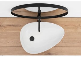 REA-U8536 - Umývadlo na dosku GRETA 39x56 cm keramika/lesklá biela