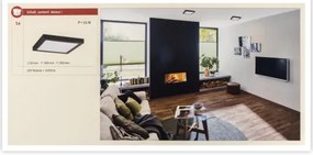 Paulmann 71026 - LED/22W Stropné svietidlo ABIA 230V čierna