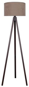 Brilagi - Stojacia lampa VELVET 1xE27/60W/230V wenge/béžová