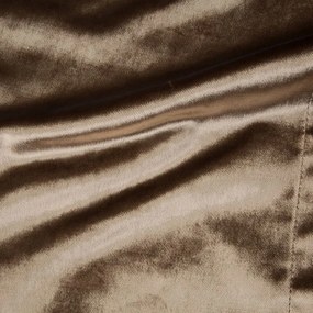 Dekorstudio Behúň na stôl ROYAL 1 z lesklého zamatu v tmavobéžovej farbe Rozmer behúňa (šírka x dĺžka): 35x180cm