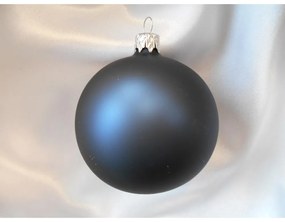 Vianočné gule 7 cm - mat SET/6ks - modrá matná modrá matná 700-78K