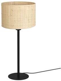 Luminex Stolná lampa RATTAN 1xE27/60W/230V pr. 25 cm ratan LU5285