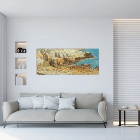 Obraz - Childe Hassam, A North East Headland, reprodukcia (120x50 cm)