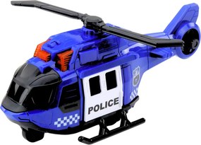 LEAN Toys Policajná súprava kamión, vrtuľník a auto, svetlá a zvuky