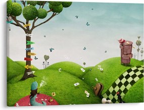 Obraz podivuhodnej krajiny (70x50 cm)