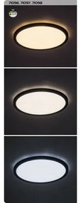 Rabalux 71097 stropné Slim LED svietidlo Gonzalo 36 W, čierna