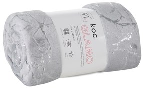 DEKA GLAMO 200X150 CM STRIEBORNÁ