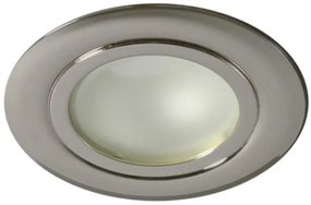 KANLUX Bodové osvetlenie do skrine RALOS, 1xG4, 20W, 60mm, okrúhle, matné chrómované