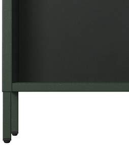 Nízky policový regál LUCA, 1000 x 900 x 350 mm, Modern: fľaškovo zelená farba