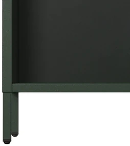 Nízky policový regál LUCA, 1000 x 900 x 350 mm, Modern: fľaškovo zelená farba