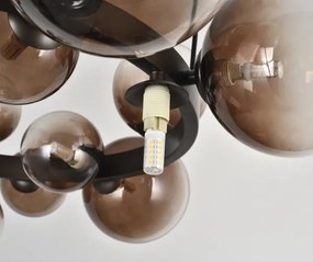 Brilagi - LED luster na lanku MILLA 15xG9/3W/230V hnedá/dymová hnedá