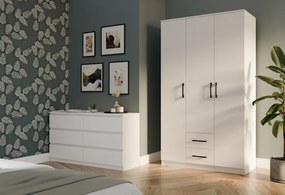Šatní skříň Romana 120 cm bílá