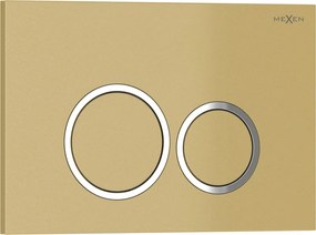 Mexen Tex 01, splachovacie tlačidlo, zlatá, 6101-06