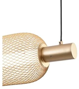 Zuma Line MD2596-5B-3BGT- LED luster na lanku SARR 27W/230V 3000-5700K zlatý + diaľkové ovládanie