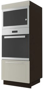 Kuchynská skrinka D5AM/60/154 Quantum vanilla mat/lava