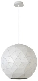 Lucide 21409/40/31 - Závesné svietidlo OTONA 1xE27/60W/230V biela