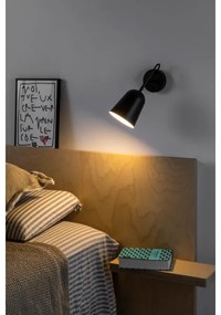 FARO 28257 - Nástenná lampa STUDIO 1xE14/8W/230V čierna