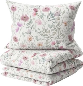 Obliečky z Renforcé bavlny FLORENO biele Rozmer obliečky: 70 x 90 cm | 140 x 200 cm