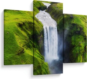 Obraz - Vodopád Skogafoss (90x60 cm)