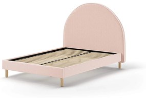 Detská posteľ loony 140 x 200 cm ružová MUZZA