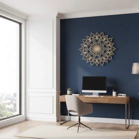 Drevená mandala Kvet života - Luxusná nástenná dekorácia | SENTOP HDF0247