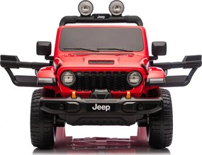 LEAN CARS Batéria pre vozidlá Jeep Rubicon 4x4 DK-JWR556 4x200W 24V červená
