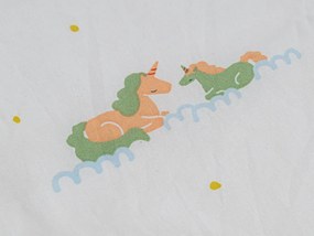 Detské bavlnené obliečky MAGIC UNICORN TALES biele, 100% bavlna Rozmer obliečky: 70 x 80 cm | 140 x 200 cm