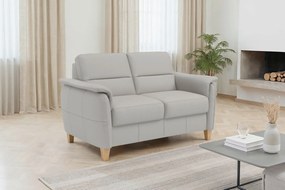 XXXLutz DVOJMIESTNA POHOVKA, svetlosivá, pravá koža Sit & More - Sedačky - 0001440332B6