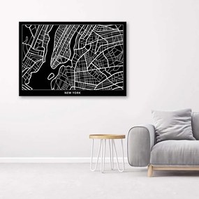 Gario Obraz na plátne Plán mesta New York Rozmery: 60 x 40 cm