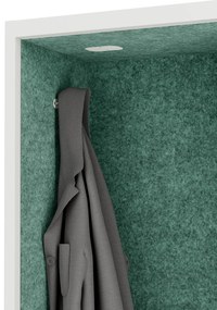 Sally 1150mm  korpus Biały - siedzisko Zielony