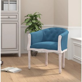 Jedálenská stolička modrá zamatová 344503