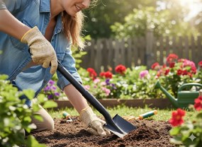 Garden Line MINI LOPATA S OCELOVOU RÚČKOU 67 CM