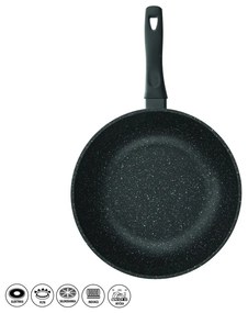 WOK panvica s nepriľnavým povrchom Pfluon Granit Orion Grande, ⌀ 30 cm