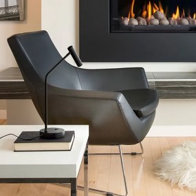 Ideal Lux - LED Stolná lampa EASY LED/3,5W/230V CRI 90 čierna