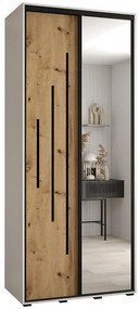 Skriňa 45 Canaris 13 120 biela/artisan/čierna