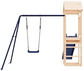 Vonkajšia súprava na hranie masívna borovica