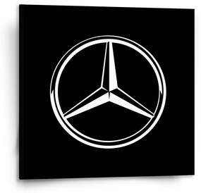 Sablio Obraz Logo 2 Čierna - 110x110 cm