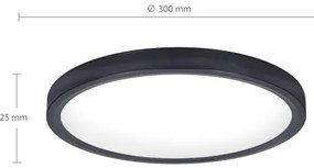 Brilagi - LED stropné svietidlo ESTELA LED/18W/230V čierna